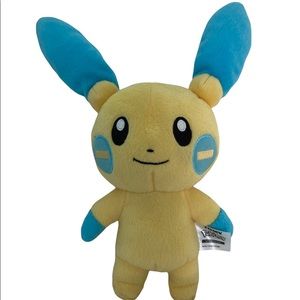 Cute minun plushie, great for Pokémon lovers!
